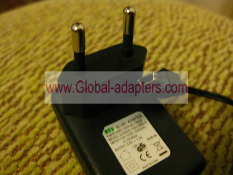 New DYS DYS052-050100W-3 DYS052-050100-10303 AC-DC ADAPTER Power Adapter 5.0V 1.0A